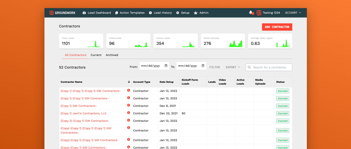 Screenshot of Groundwork